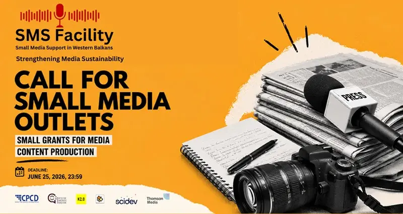 New SMS Facility Call for the Western Balkans: Up to €7,000 for Journalism That Makes a Difference in Local Communities – Deadline 25 June